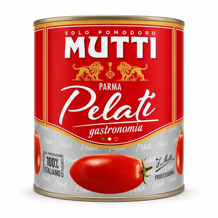 Mutti Pelati Peeled Tomato, Italy - 6x2500g