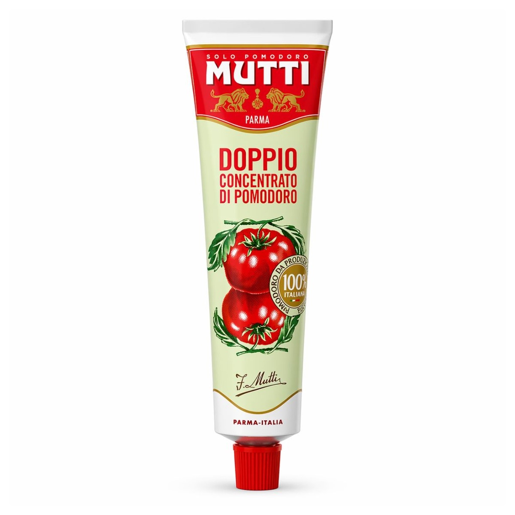 Mutti Tomato Paste Double Concentrate Tube, Italy - 1x130g
