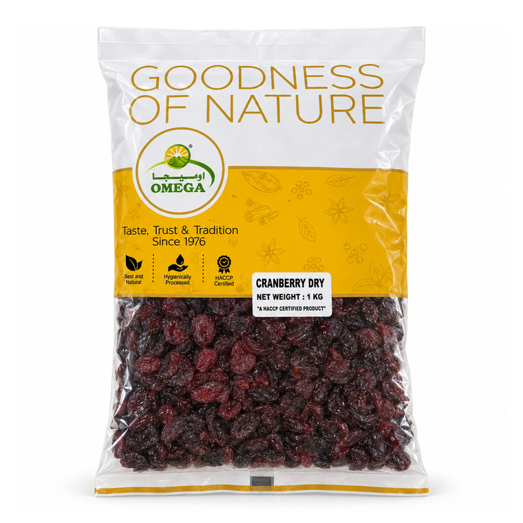 Omega Dried Cranberry - 1x1kg