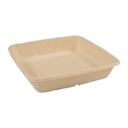 SNH Bagasse Square Container CS1400 1400ml Base - 1x300pc, image 1 of 2