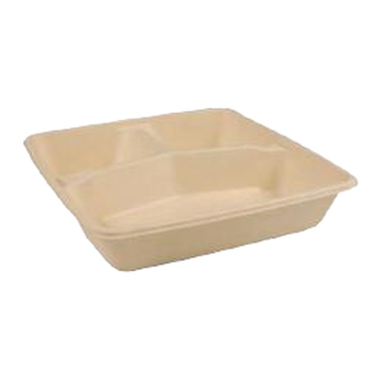 SNH Bagasse Square Container CS1400-3 - 1x300pc