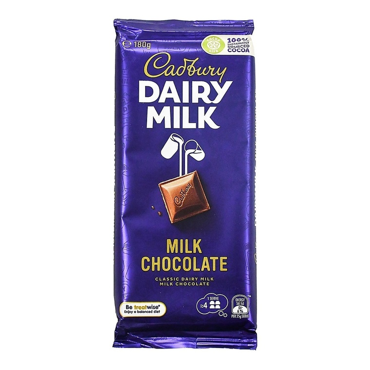 Cadbury Dairy Milk Chocolate - 17x180g