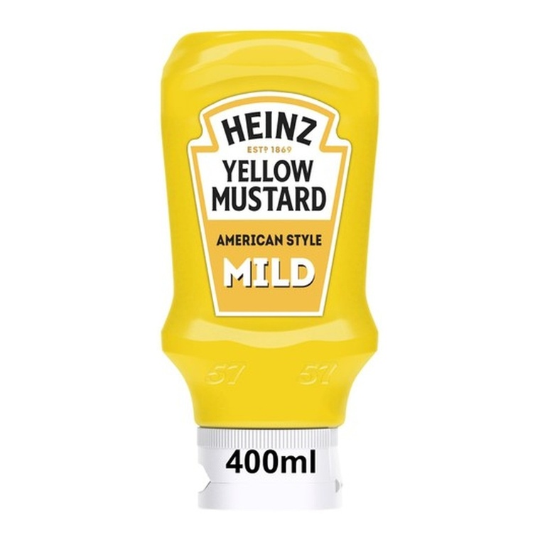 Heinz Yellow Mustard, Mild - 10x400ml