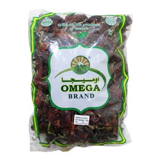 Omega Chilli Whole Kashmiri - 1x1kg