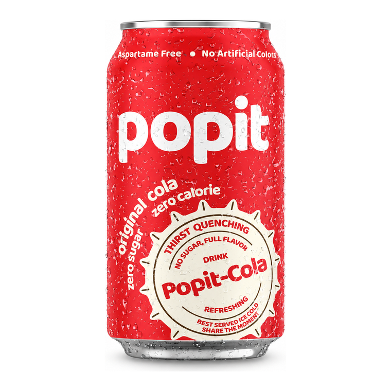 Pop It Original Cola Soft Drink, UAE - 24x300ml