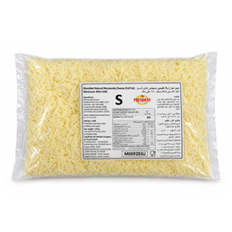 President Mozzarella Cheese Shredded , KSA - 4x1kg