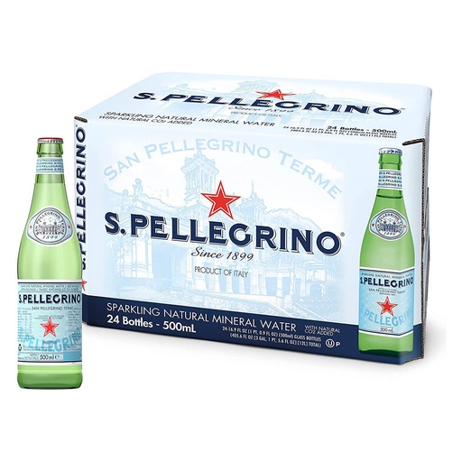 San Pellegrino Sparkling Water - 24x500ml