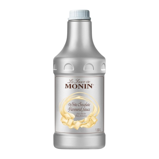 Monin White Chocolate Sauce, France - 4x1.89ltr