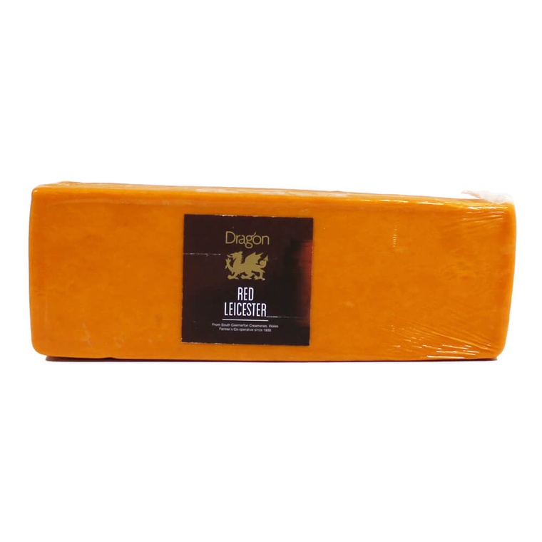 Dragon Red Leicester Cheese, UK - 1x1kg